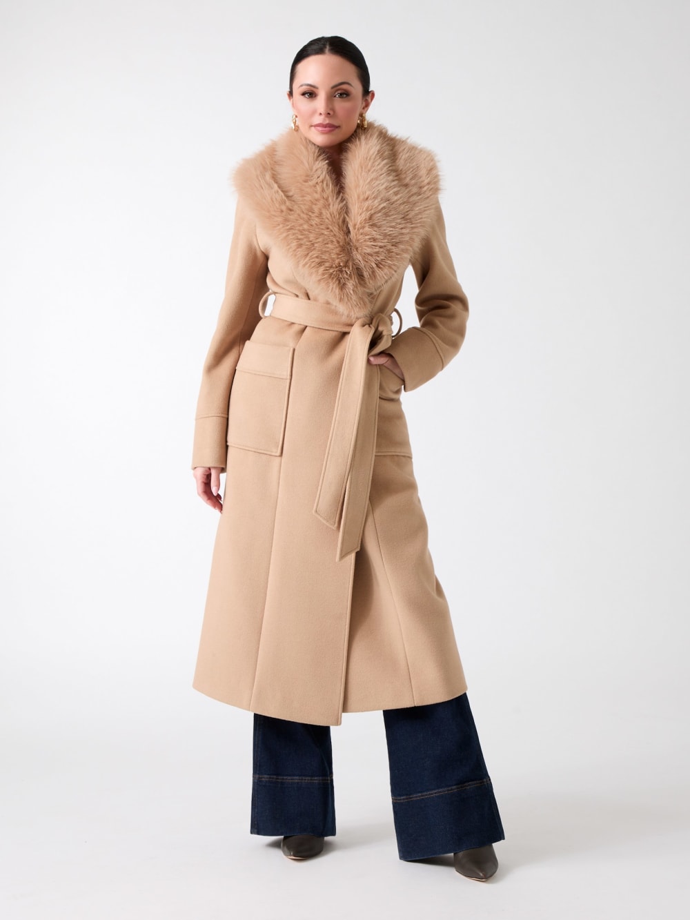 Charlize Wool-Blend Coat - Guess