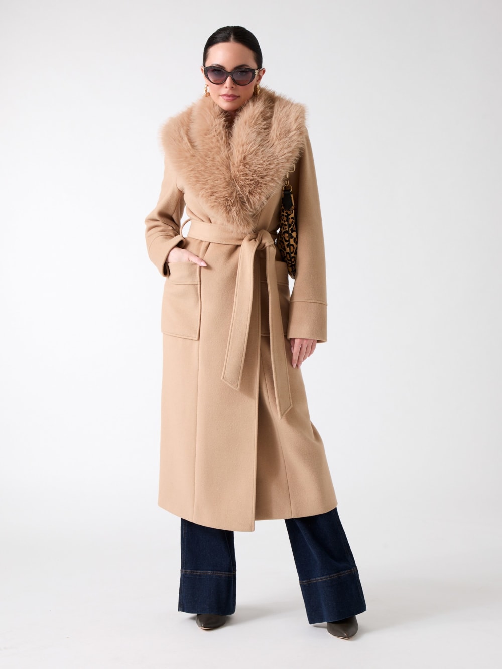Charlize Wool-Blend Coat - Guess
