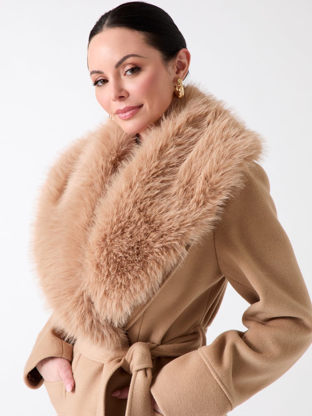 Charlize Wool-Blend Coat - Guess
