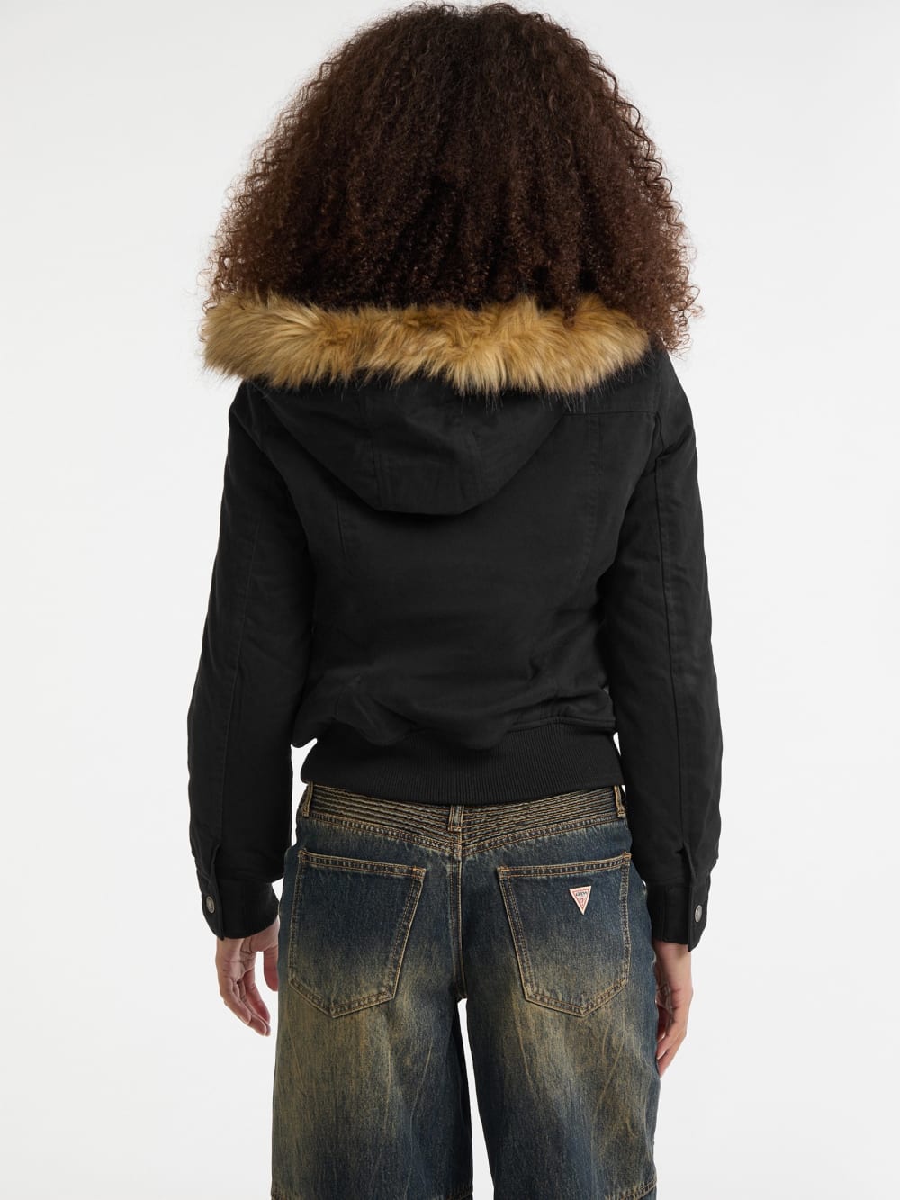 GUESS Originals Eco Faux-Fur Hooded Parka - Guess