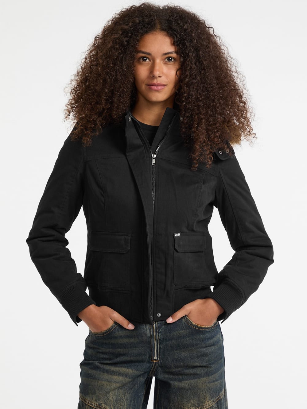 GUESS Originals Eco Faux-Fur Hooded Parka - Guess