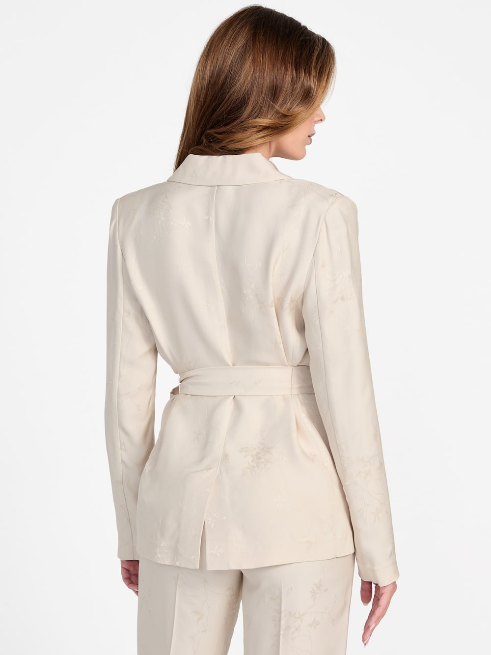 Whitney Floral Belted Blazer - Guess