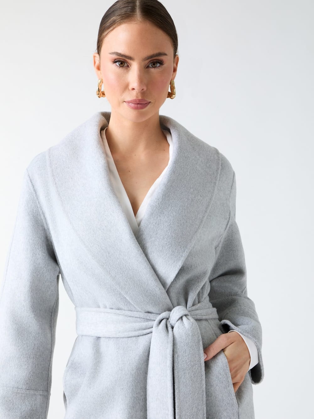 Keera Wool-Blend Coat - Guess