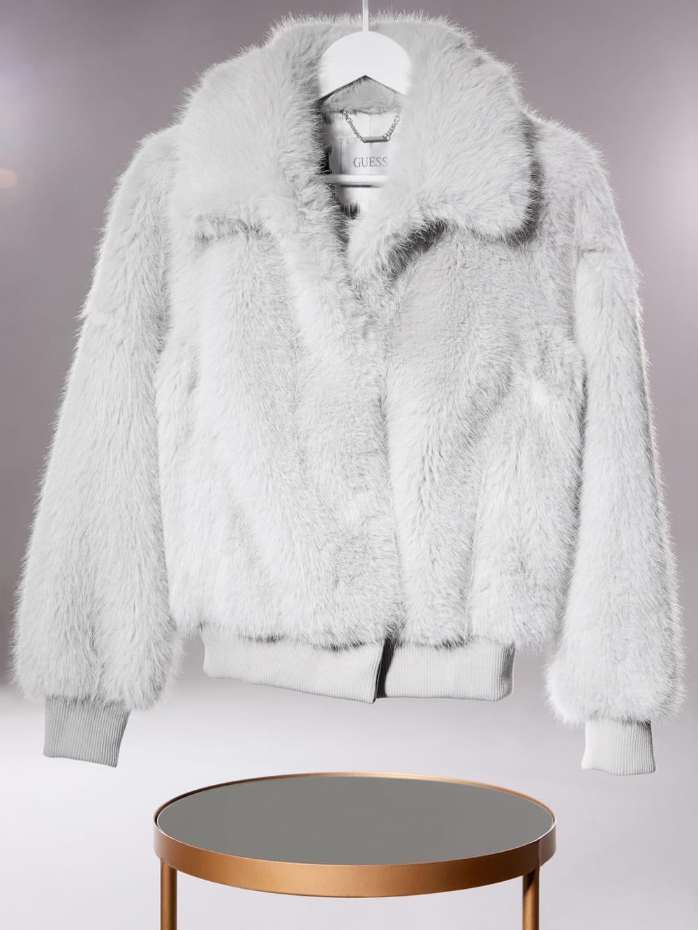 Soave Faux-Fur Flight Jacket - Guess
