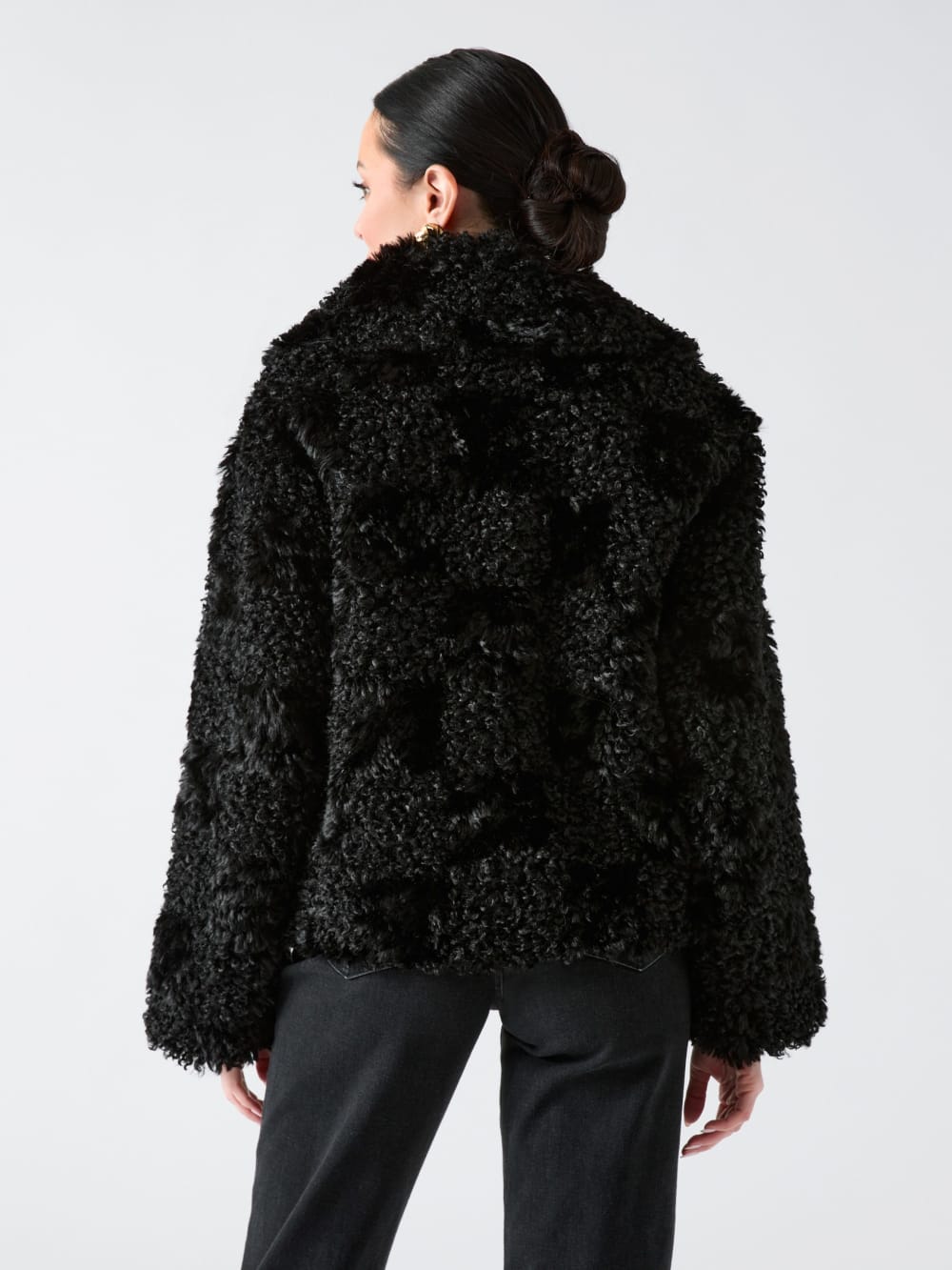 Margot Longline Faux-Fur Coat - Guess