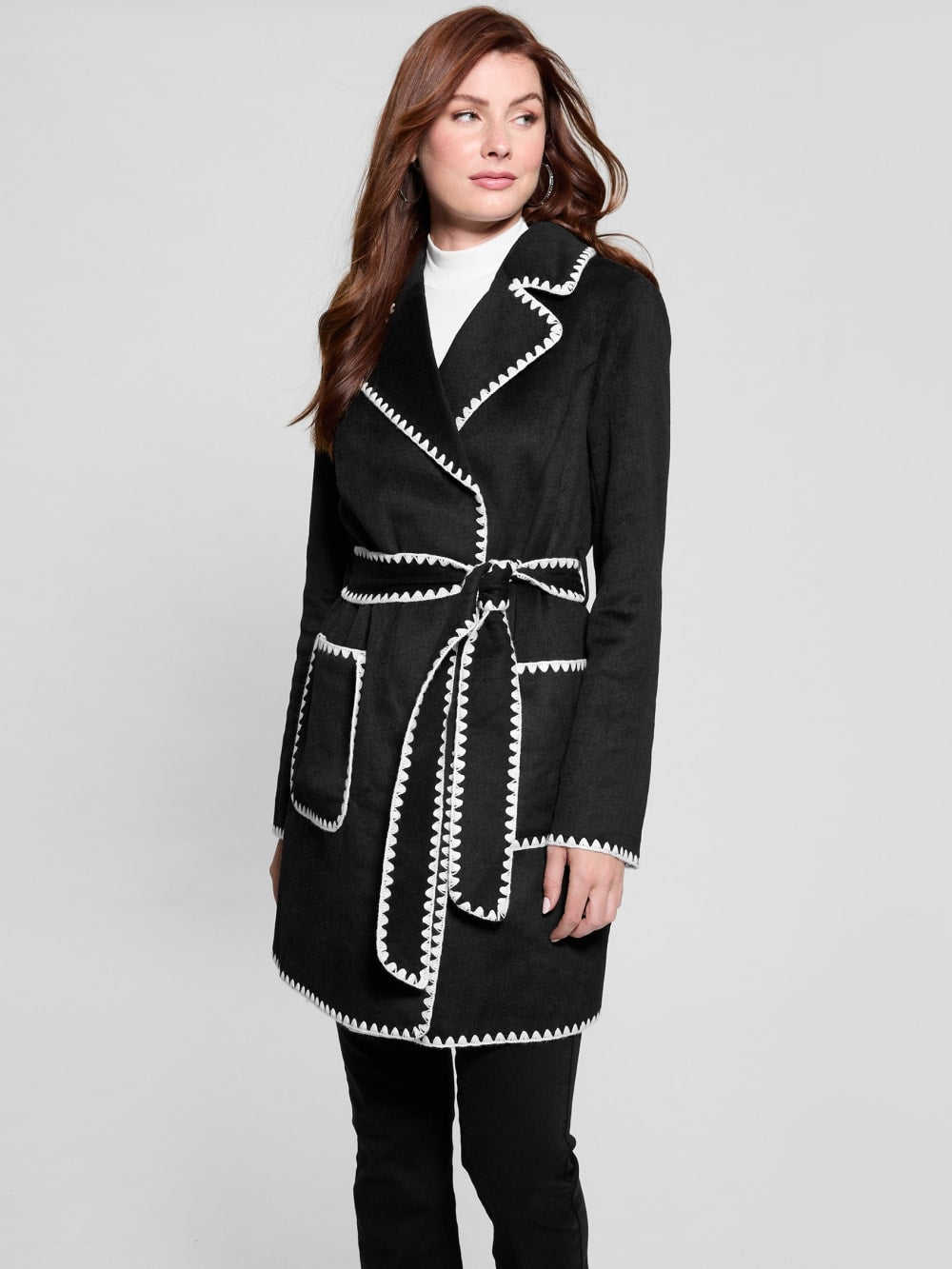 Eco Victoire Wool-Blend Coat - Guess