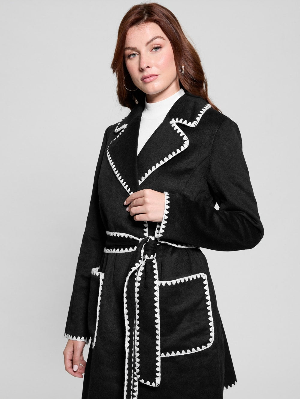 Eco Victoire Wool-Blend Coat - Guess