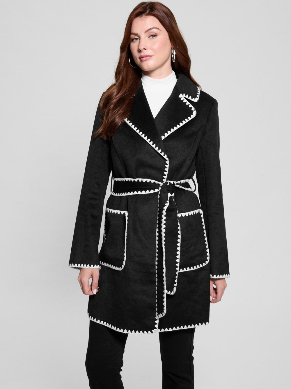 Eco Victoire Wool-Blend Coat - Guess