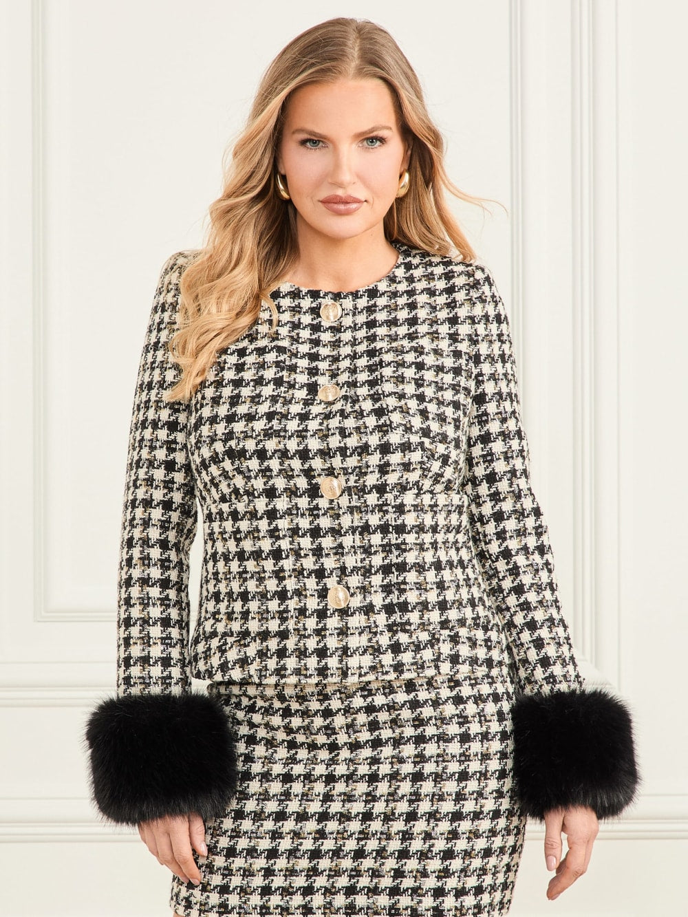 Secret Tweed Jacket - Guess