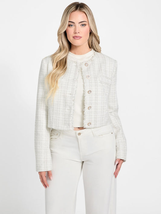 Eco Sandra Tweed Jacket - Guess