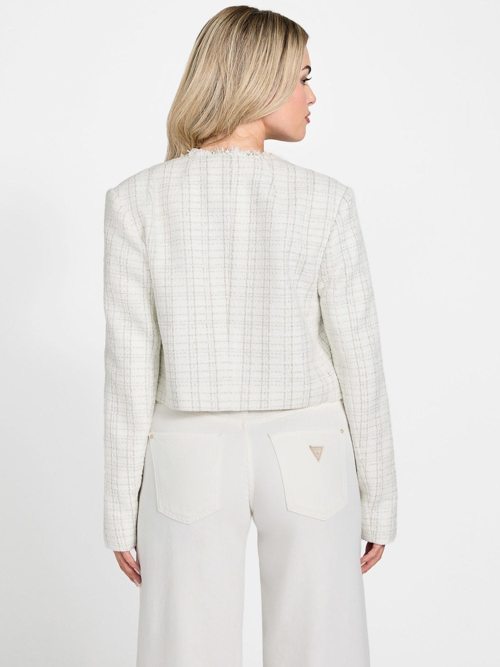 Eco Sandra Tweed Jacket - Guess