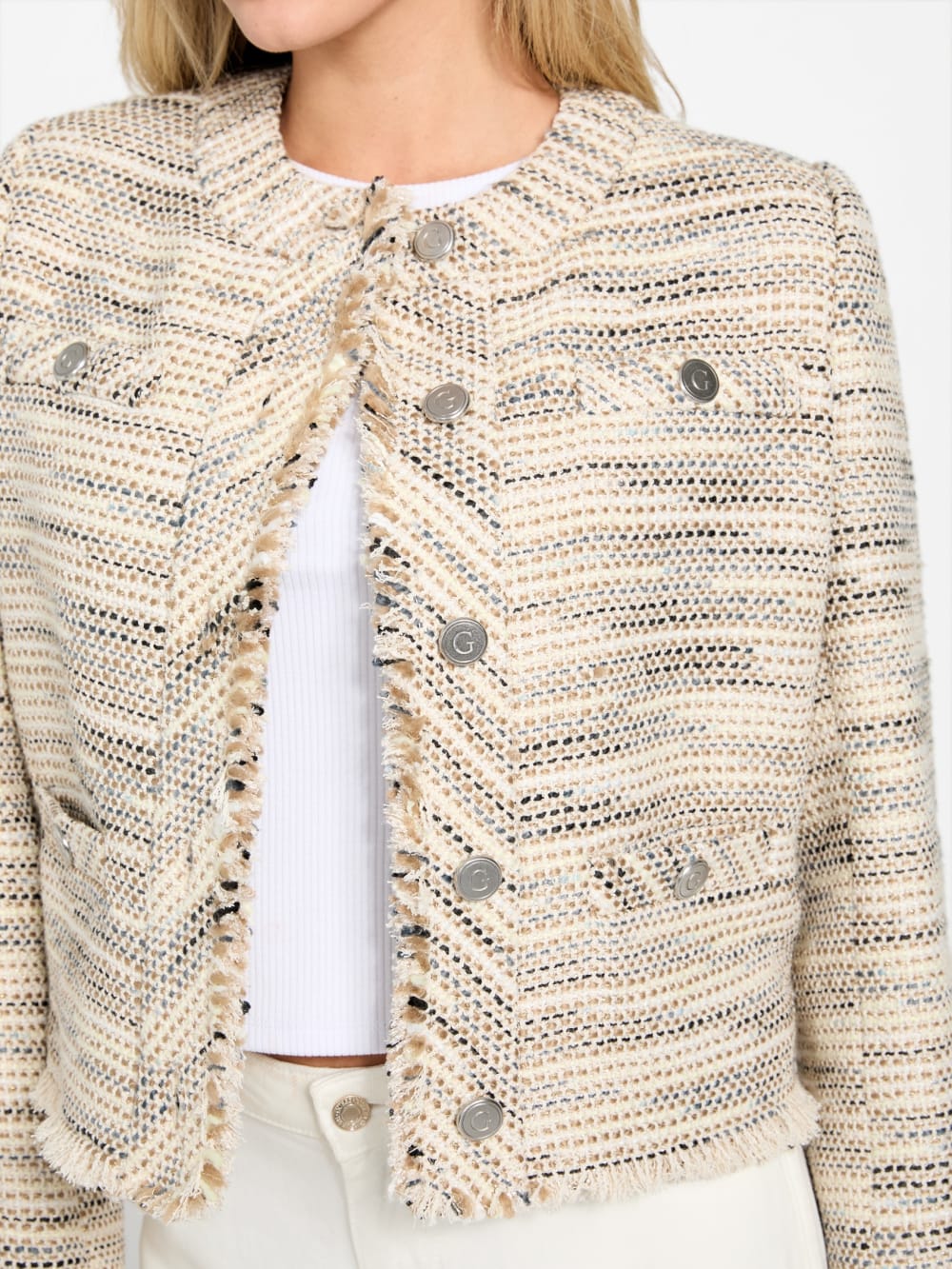 Sutton Tweed Jacket - Guess
