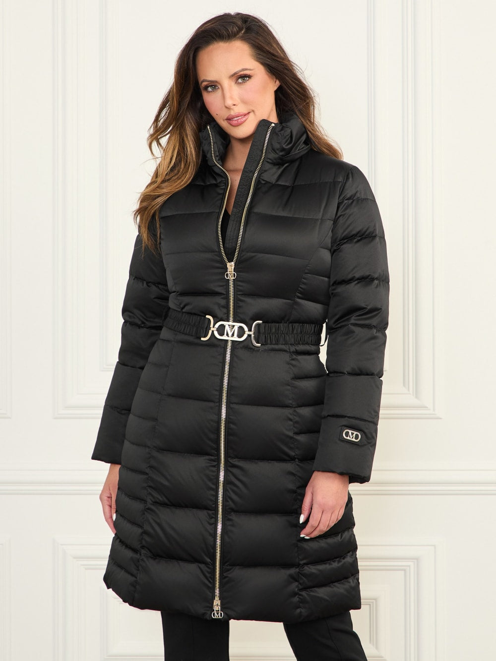 Eco Jastin Quilted Down Midi Jacket - Guess