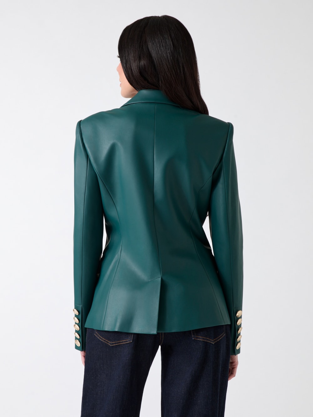 Pamela Faux-Leather Blazer - Guess