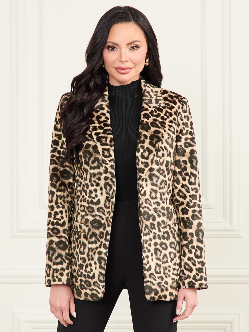 Pamela Printed Velvet Blazer - Guess