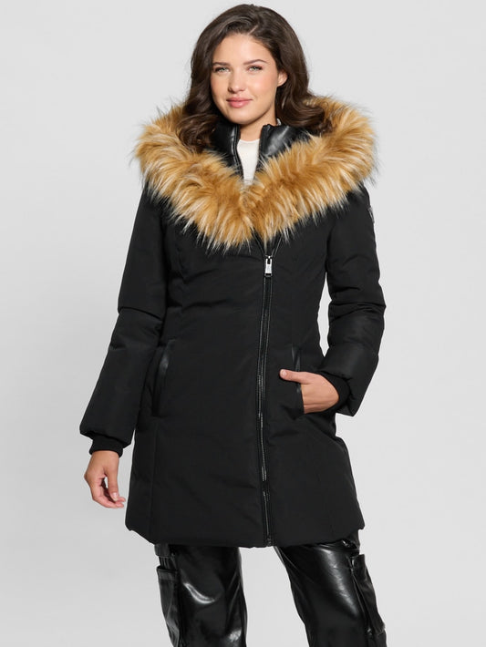 Mid-Length Puffer Jacket - Guess