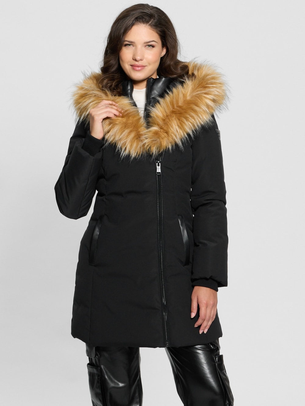 Mid-Length Puffer Jacket - Guess
