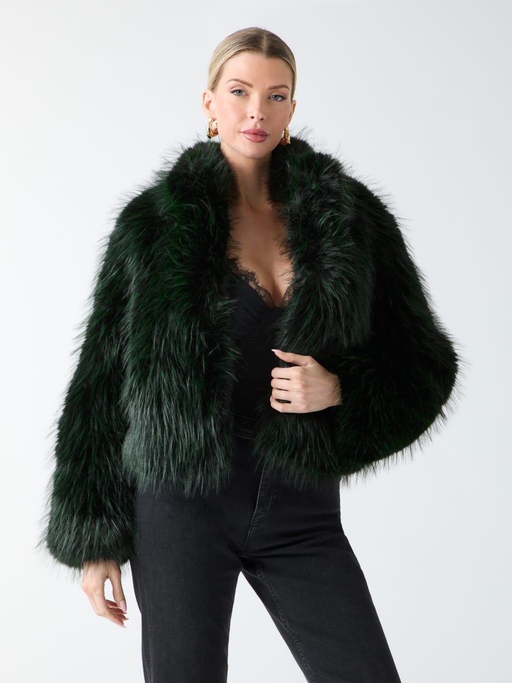 Lula Faux-Fur Coat - Guess