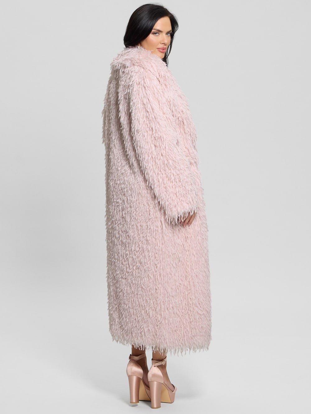 Fenix Faux-Fur Longline Coat - Guess