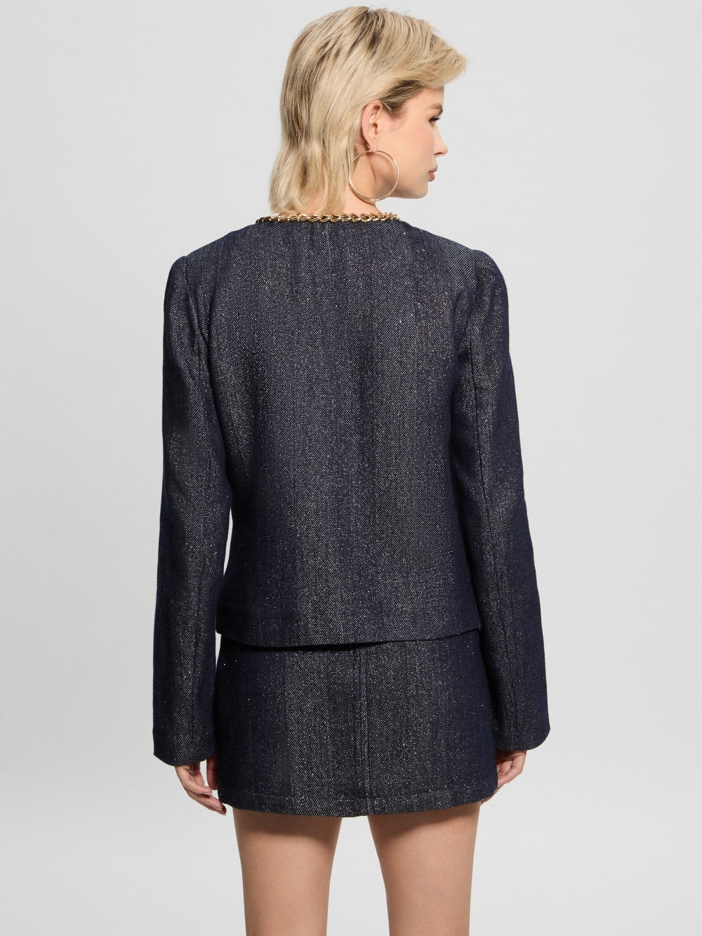 Chana Shimmer Denim Jacket - Guess