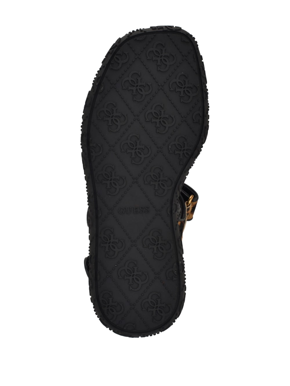 Lanara Leopard Strapped Sandal - Guess