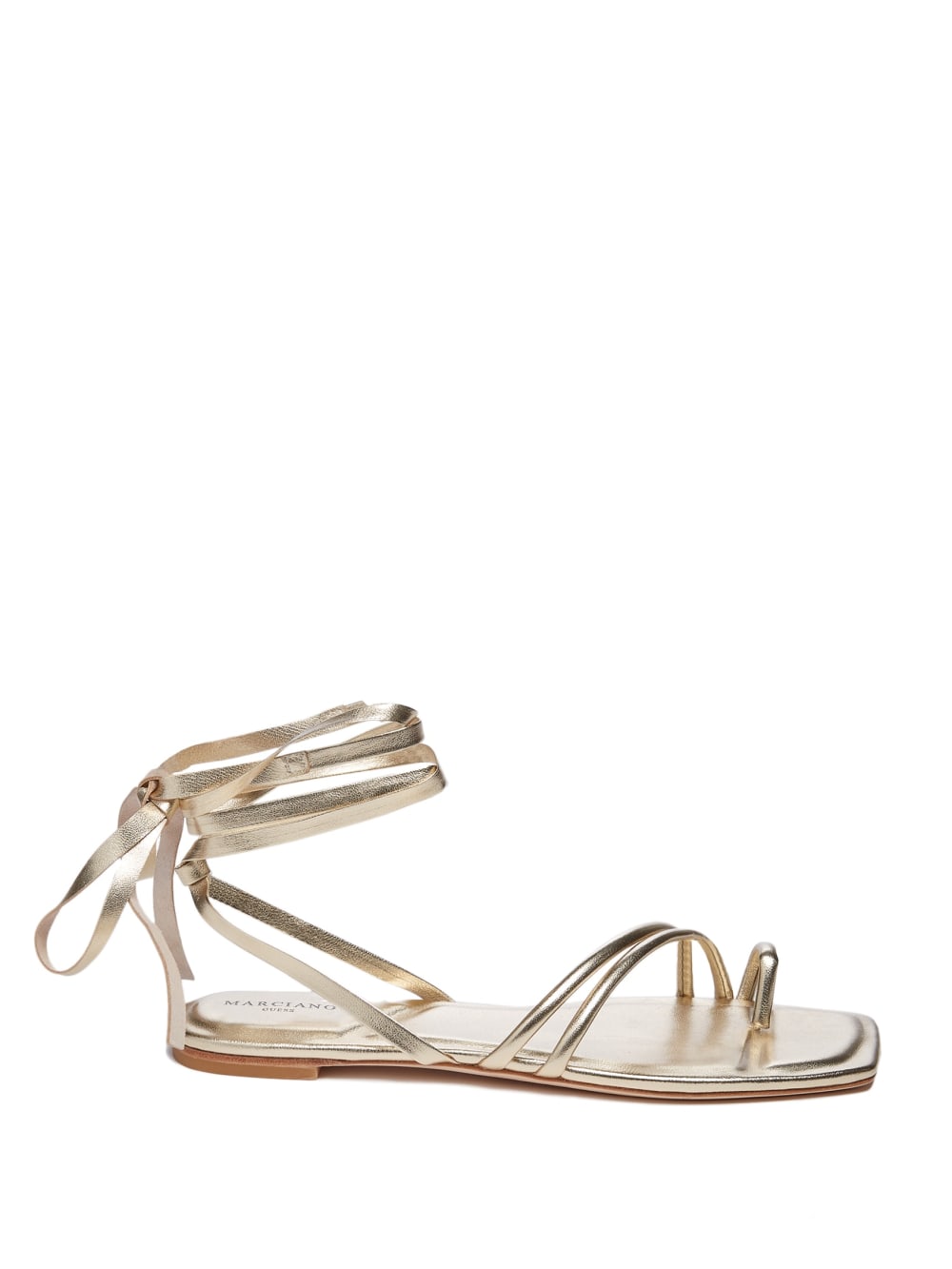 Sarah Metallic Flat Sandal - Guess