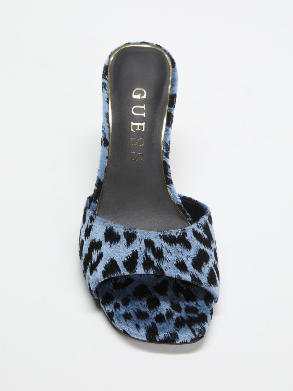 Carisse Velvet Stiletto Mule Sandals - Guess