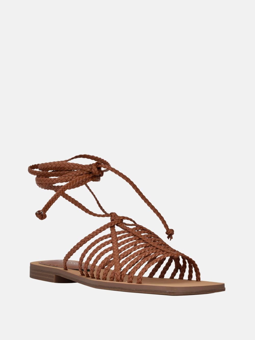 Rayana Strappy Lace-Up Sandals - Guess