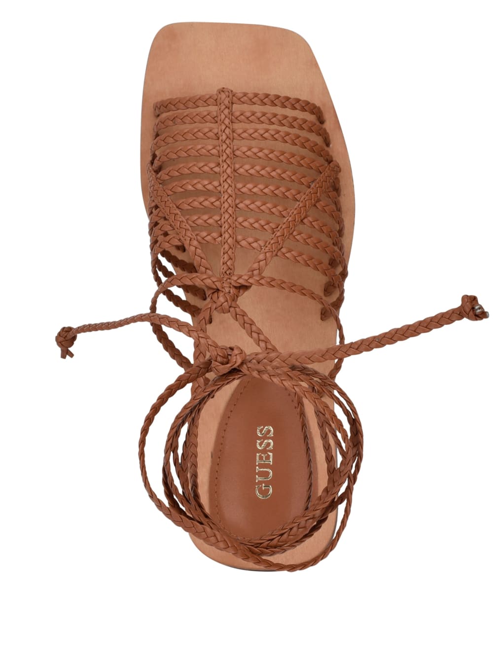 Rayana Strappy Lace-Up Sandals - Guess