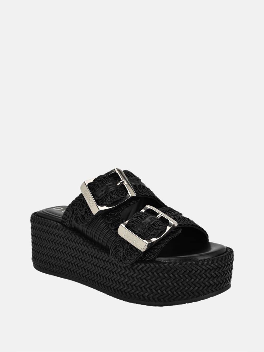 Binks Woven Platform Sandals - Guess