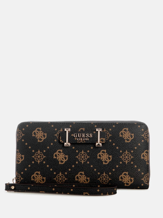 Carrie Quattro G Large Zip-Around Wallet - Guess
