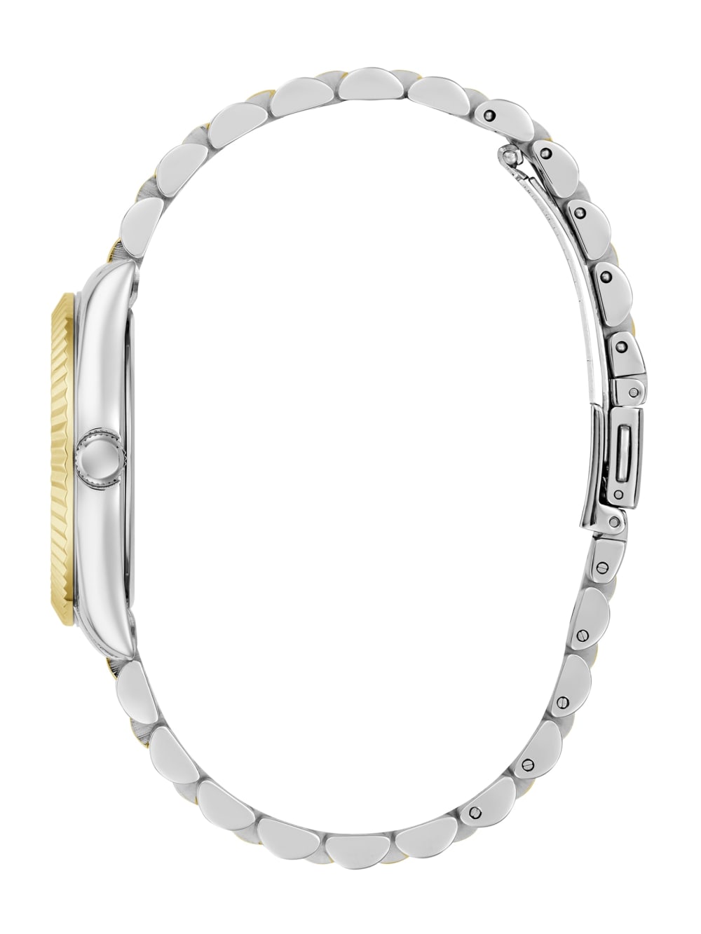 Two-Tone and Green Multifunction Watch - Guess