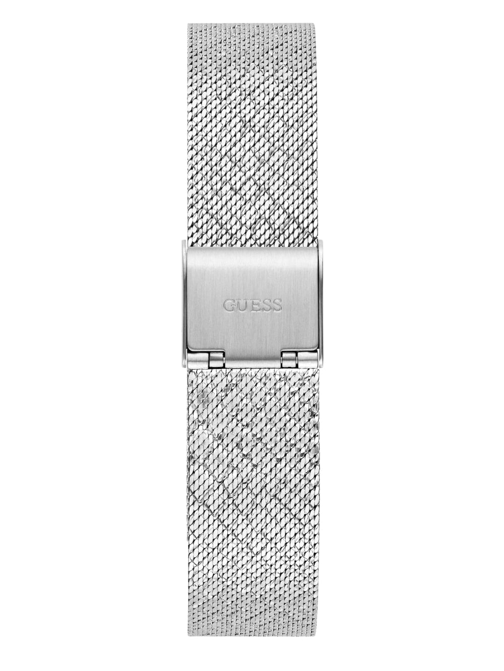 Silver-Tone Mesh Analog Watch - Guess