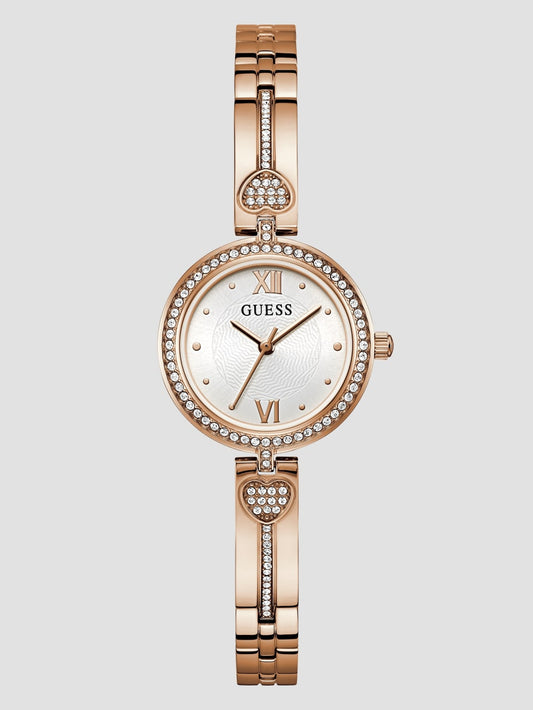 Rose Gold-Tone Analog Watch - Guess