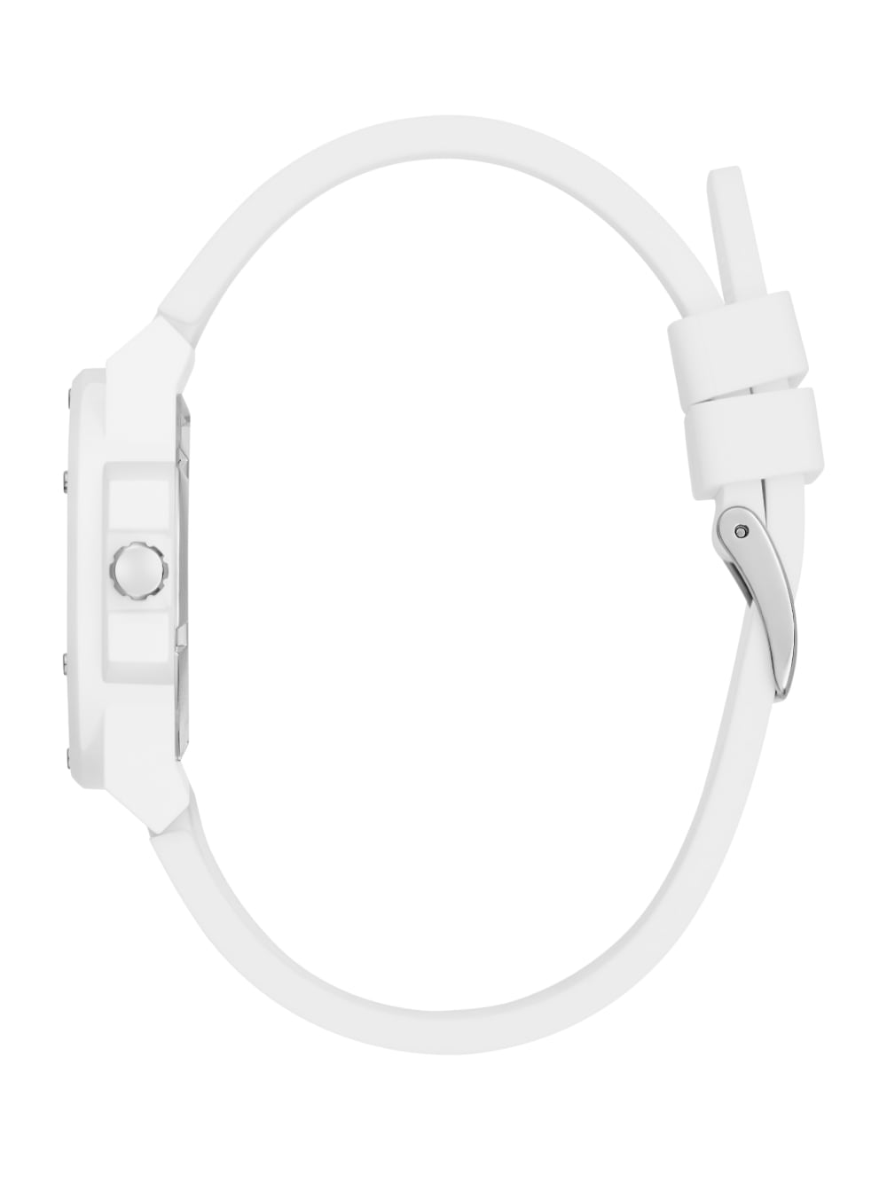 White Analog Silicon Watch - Guess