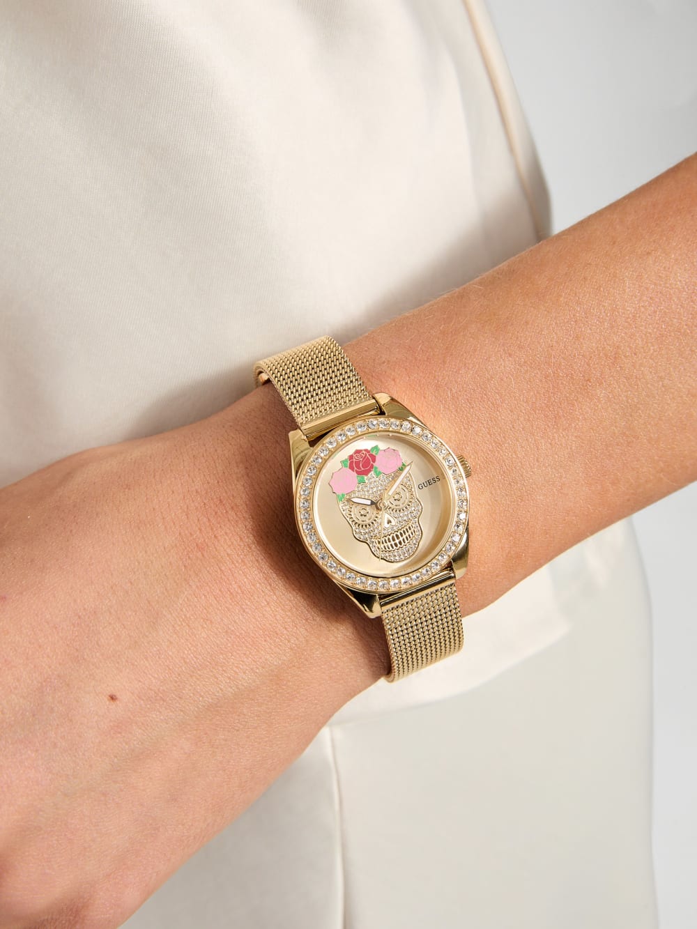 Gold-Tone Analog Watch - Guess