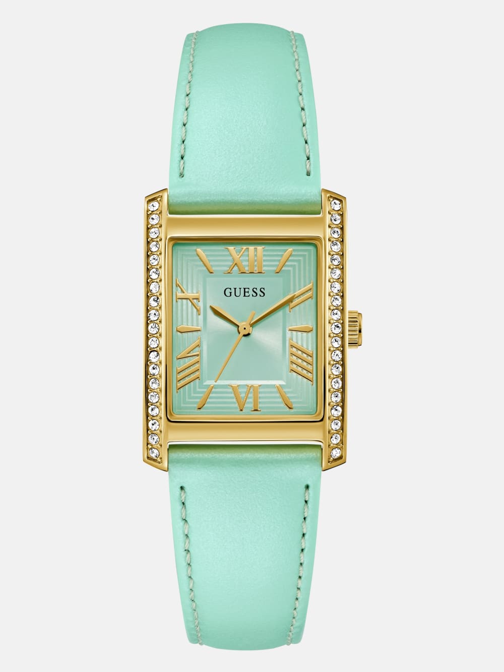 Blue Leather Analog Watch - Guess