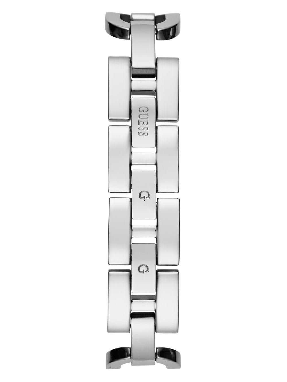 Silver-Tone Crystal Analog Watch - Guess