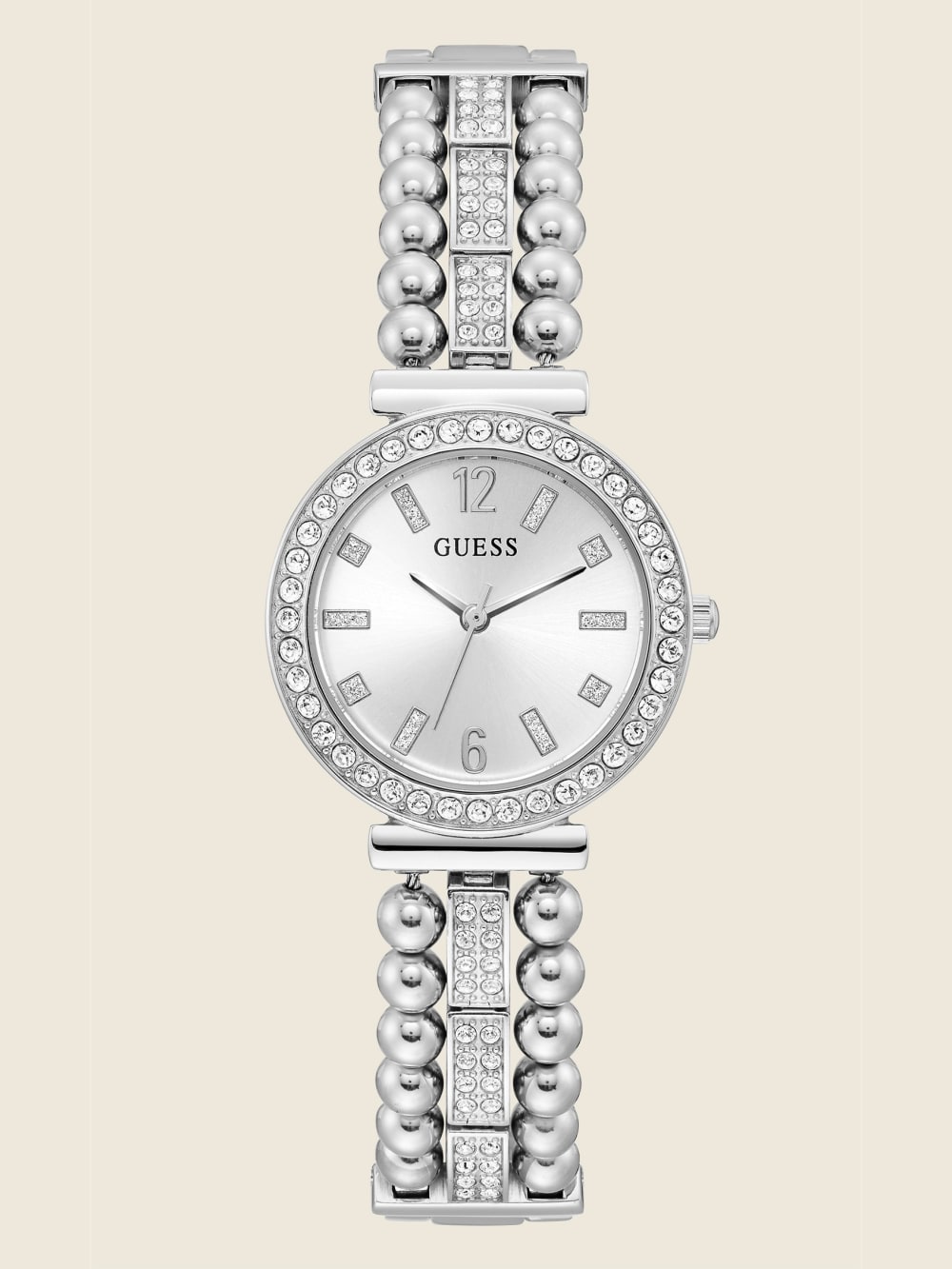 Silver-Tone Analog Watch - Guess