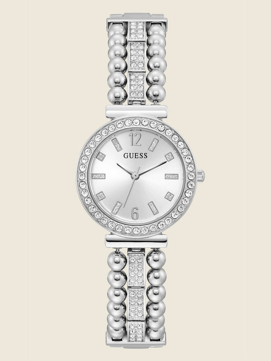 Silver-Tone Analog Watch - Guess