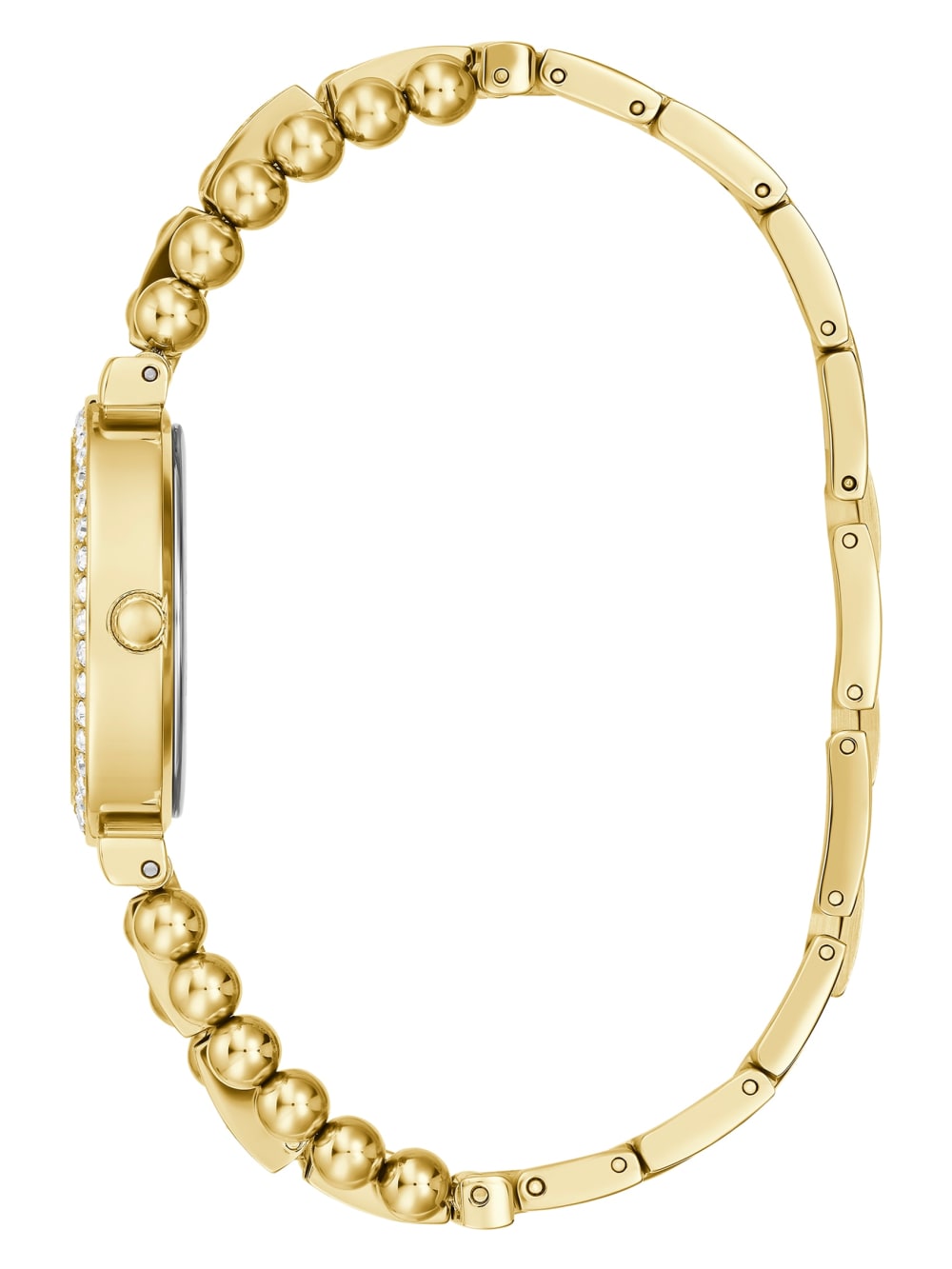 Gold-Tone and Rhinestone Analog Watch - Guess