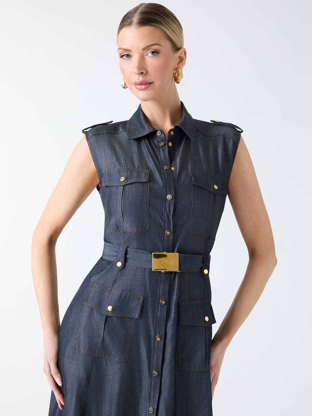 Eco Carla Maxi Denim Dress - Guess