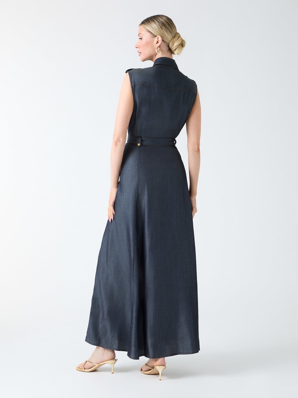 Eco Carla Maxi Denim Dress - Guess