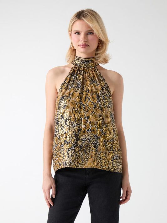 Leopard Allure Halter Top - Guess