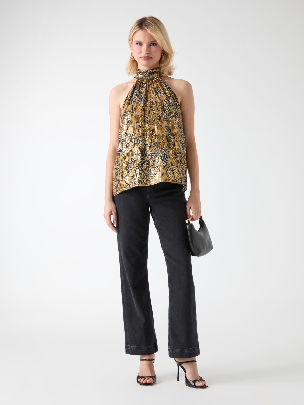 Leopard Allure Halter Top - Guess