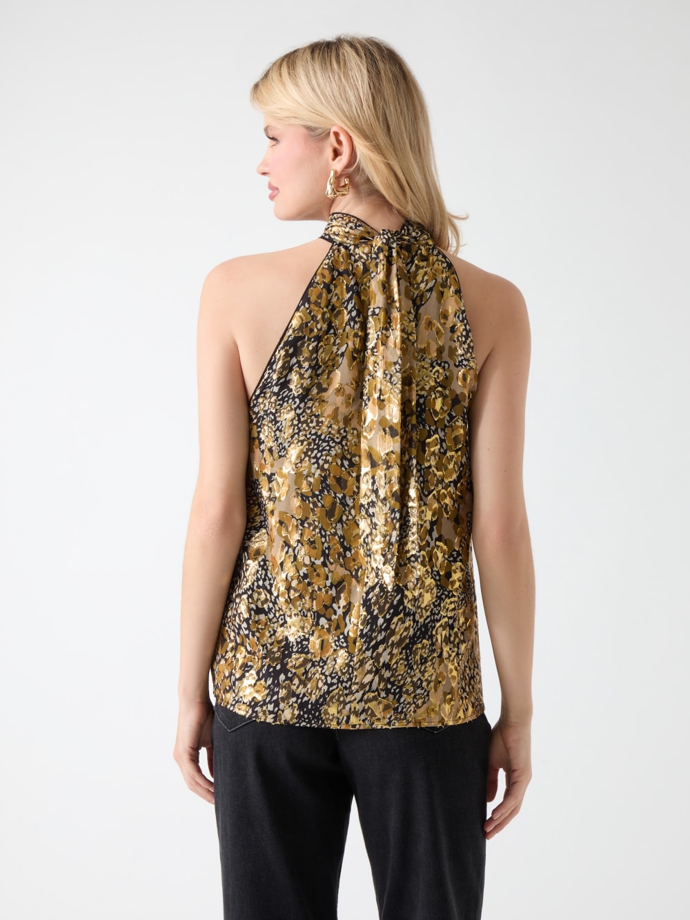 Leopard Allure Halter Top - Guess