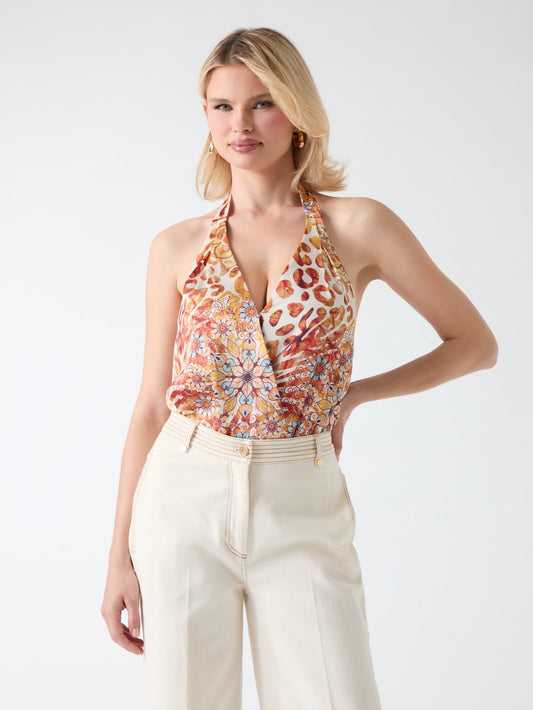 La Boheme Satin Bodysuit - Guess
