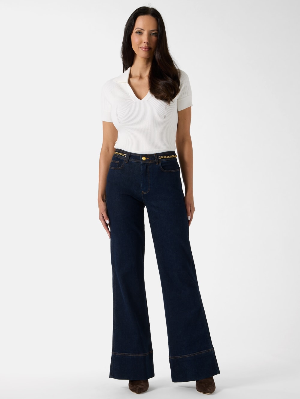 Eco Bice Sweater Polo Top - Guess