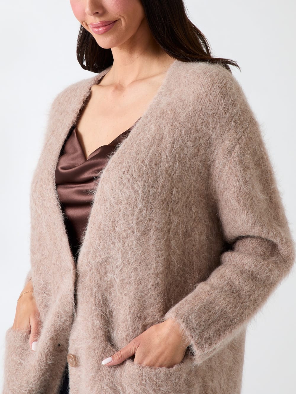 Michaela Alpaca-Blend Cardigan - Guess