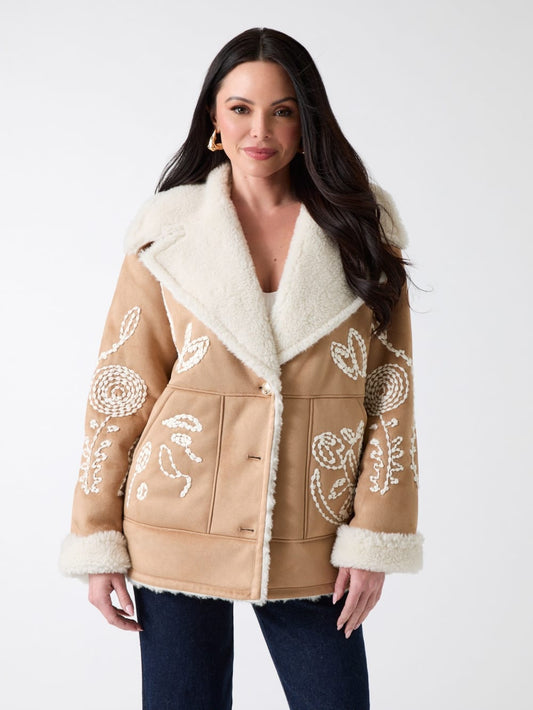 Eva Embroidered Jacket - Guess